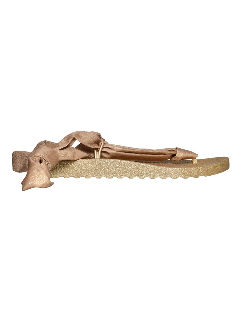 Tongs Buzios Glitter Cacatoès Miel - Kiabi