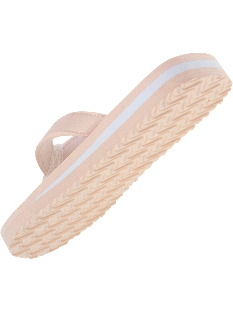 Tongs Confort et tige colorée  Isotoner Beige - Kiabi
