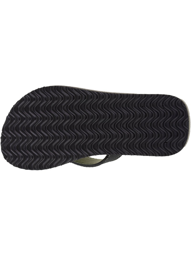 Tongs Confort et tige colorée  Isotoner Gris Vert - Kiabi