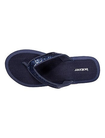 Tongs confortables, dessus moelleux Isotoner