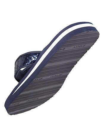 Tongs confortables, dessus moelleux Isotoner