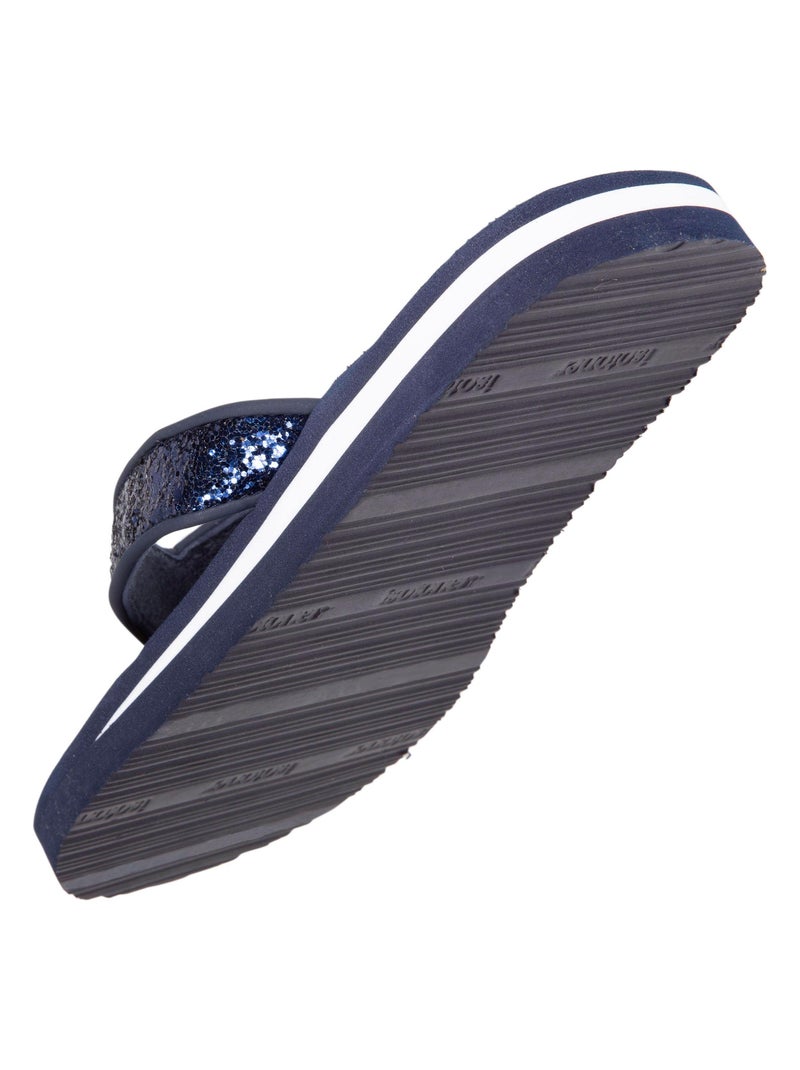 Tongs confortables, dessus moelleux  Isotoner Bleu marine - Kiabi