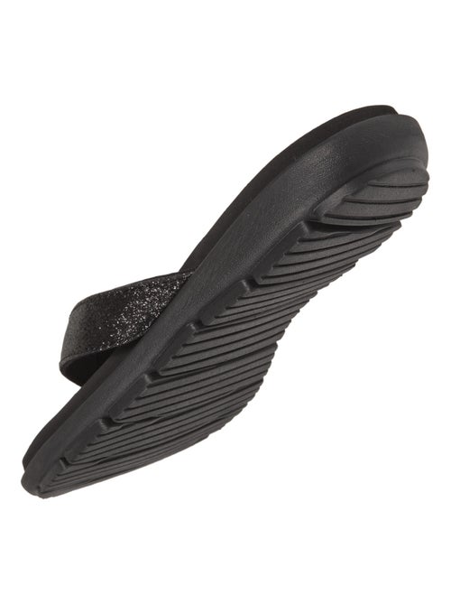 Tongs confortables et détail tiges à paillettes  Isotoner - Kiabi