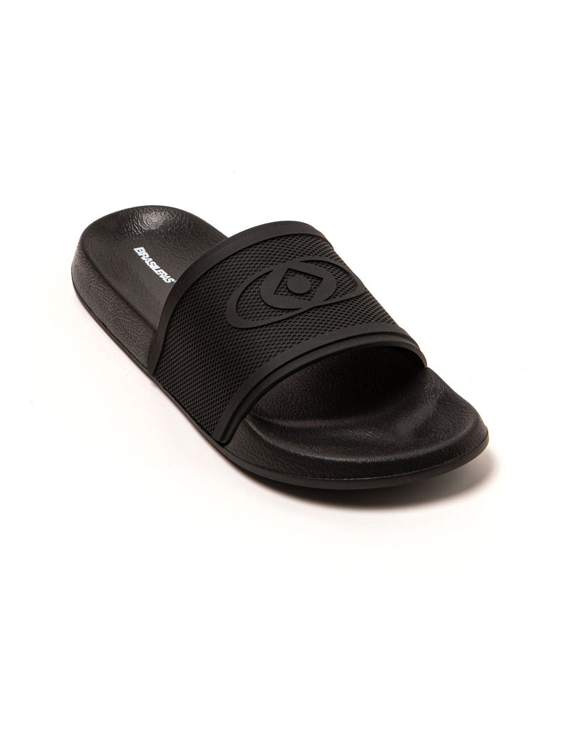 Tongs de piscine homme Brasileras semelle en gomme Noir - Kiabi