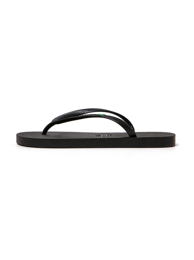 Tongs de plage pour femme Brasileras avec semelle recyclée Noir - Kiabi