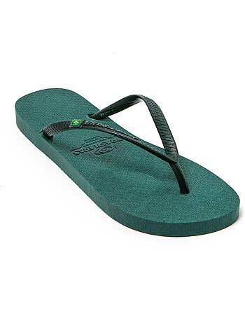 Tongs de plage pour femme Brasileras avec semelle recyclée