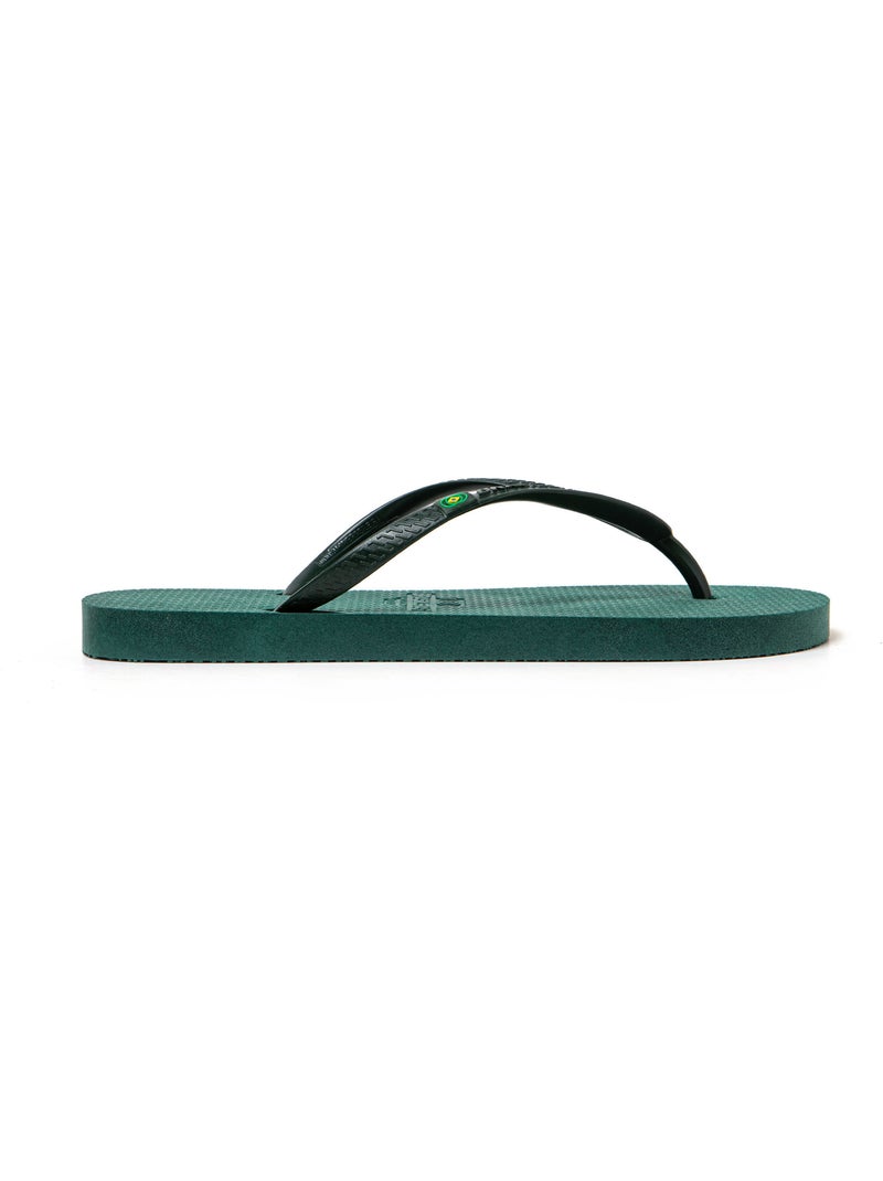 Tongs de plage pour femme Brasileras avec semelle recyclée Vert foncé - Kiabi
