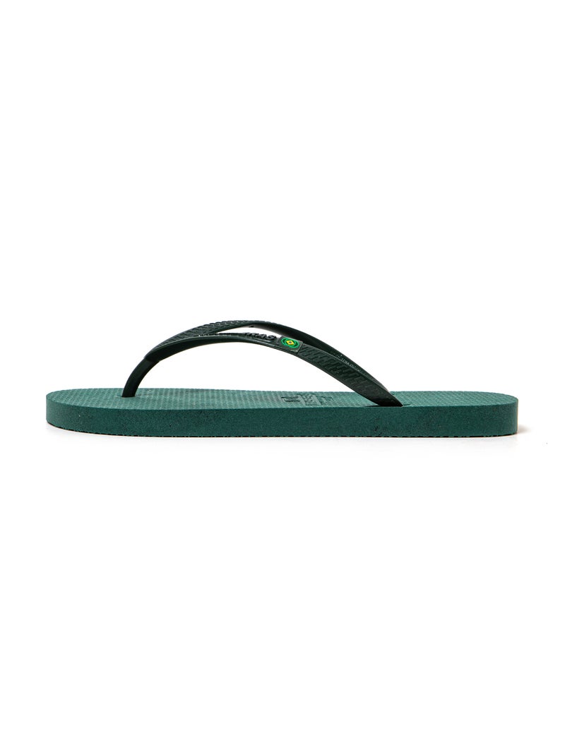 Tongs de plage pour femme Brasileras avec semelle recyclée Vert foncé - Kiabi