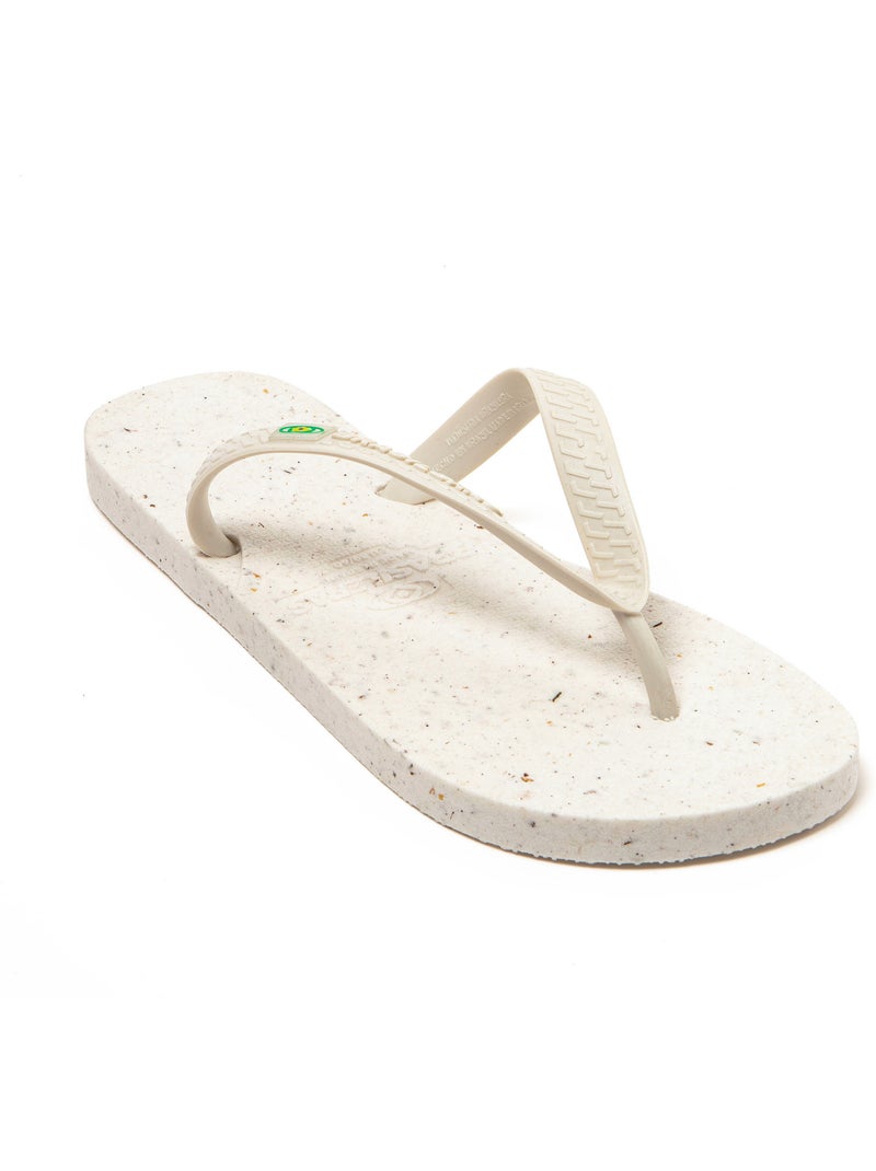 Tongs de plage pour homme Brasileras avec semelle recyclée Blanc - Kiabi
