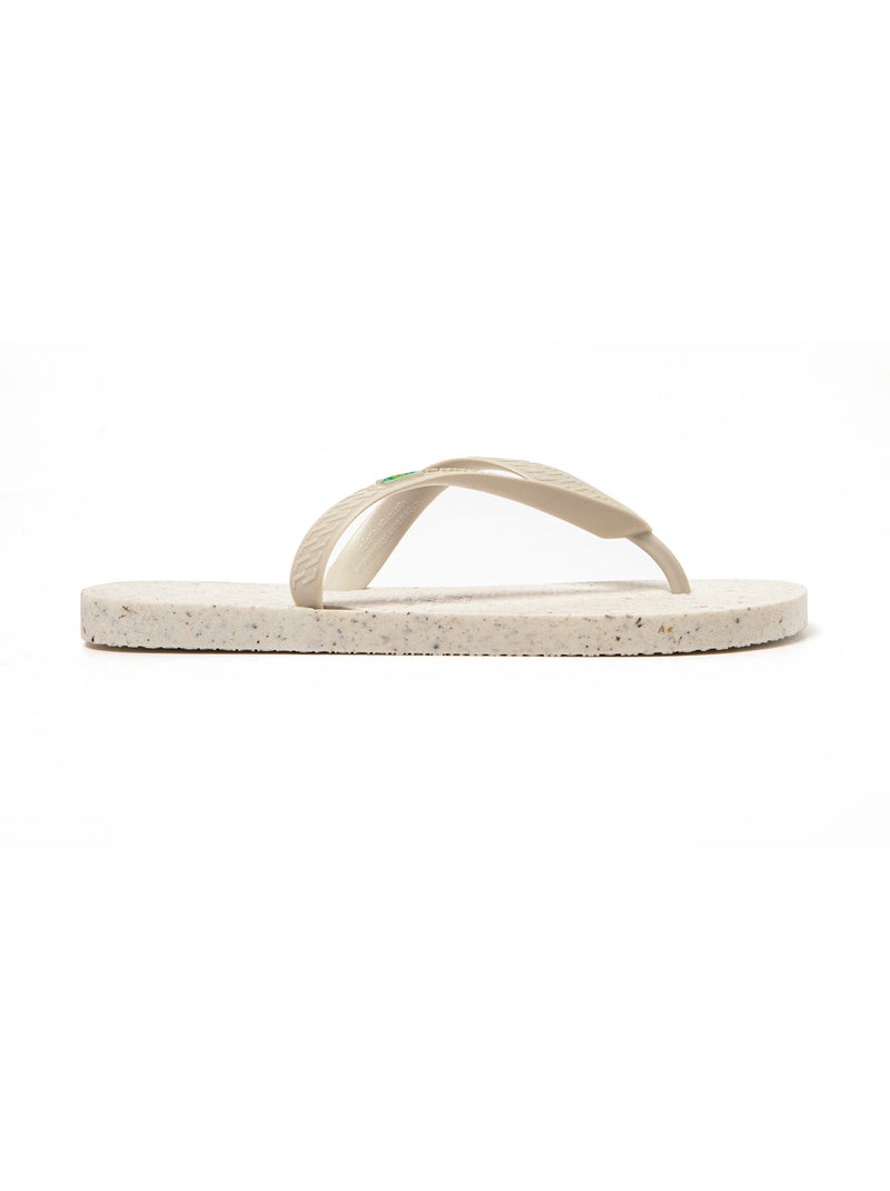 Tongs de plage pour homme Brasileras avec semelle recyclée Blanc - Kiabi