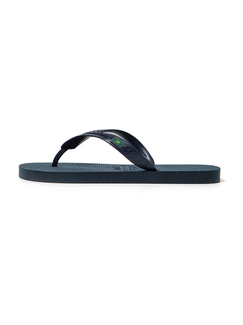 Tongs de plage pour homme Brasileras avec semelle recyclée Bleu foncé - Kiabi