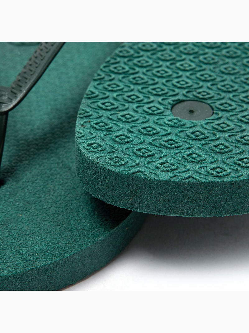 Tongs de plage pour homme Brasileras avec semelle recyclée Vert foncé - Kiabi