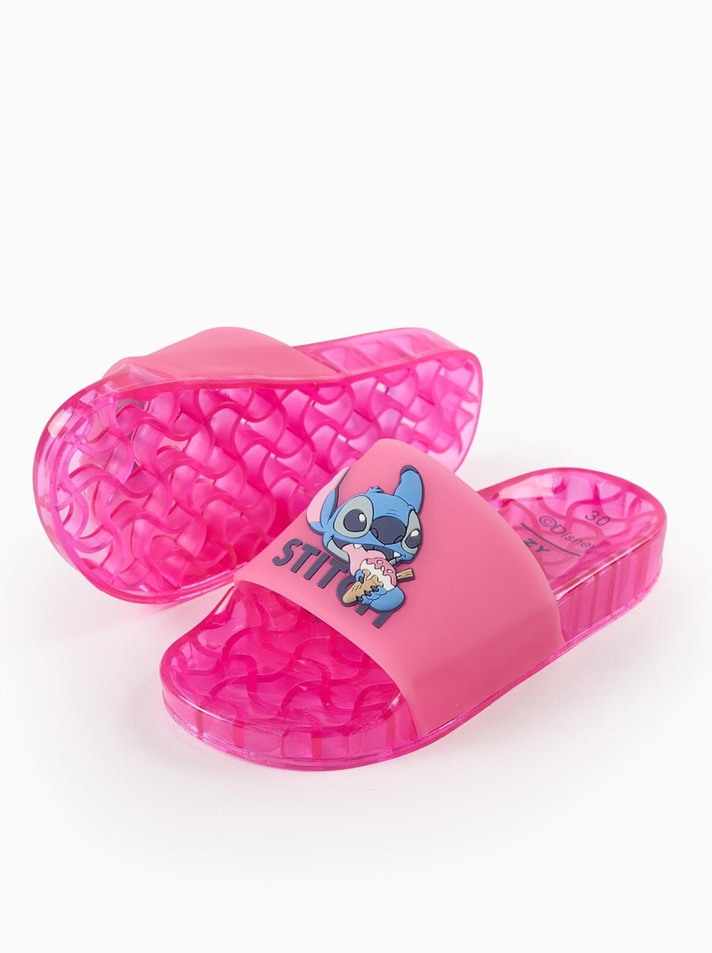 Tongs en Caoutchouc Lilo et Stitch Rose - Kiabi