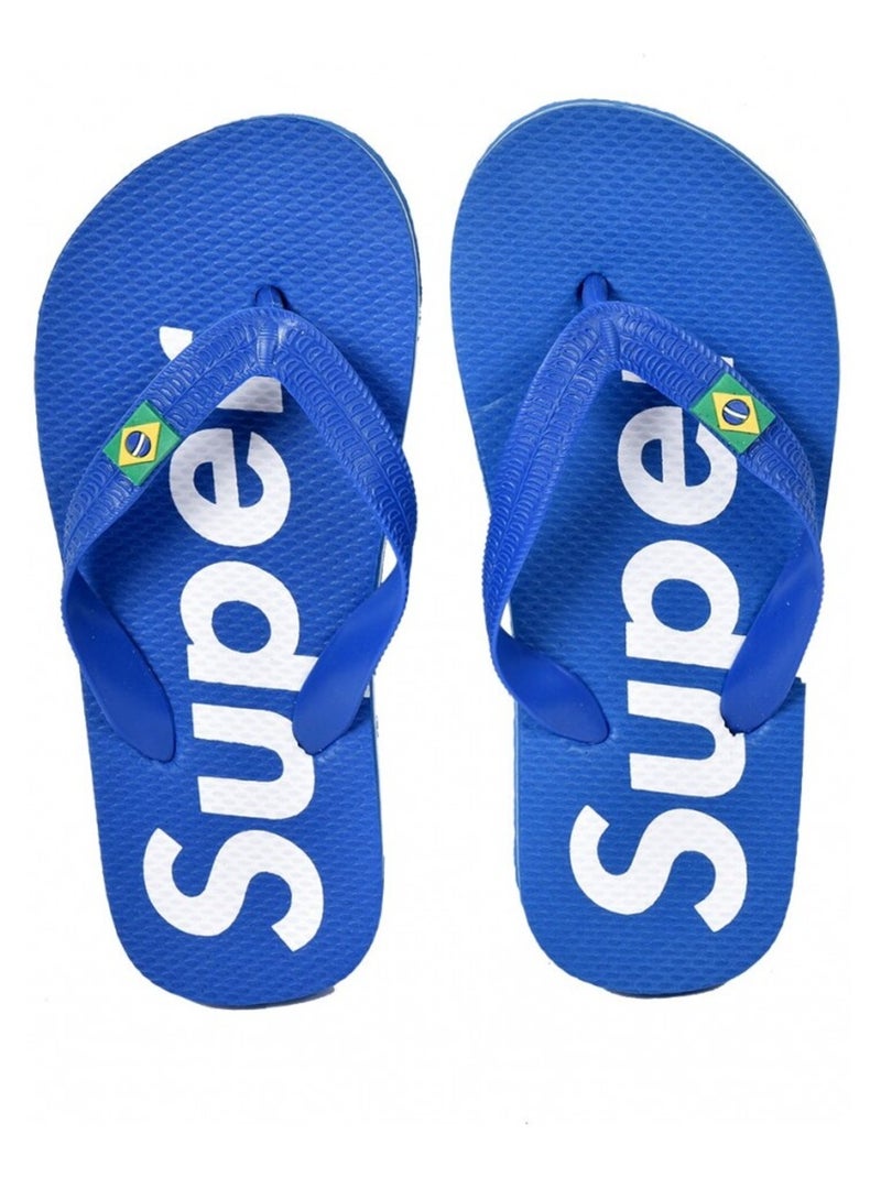 Tongs Enfant Fantaisie Bleu - Kiabi