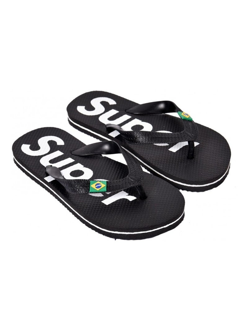 Tongs Enfant Fantaisie Noir - Kiabi