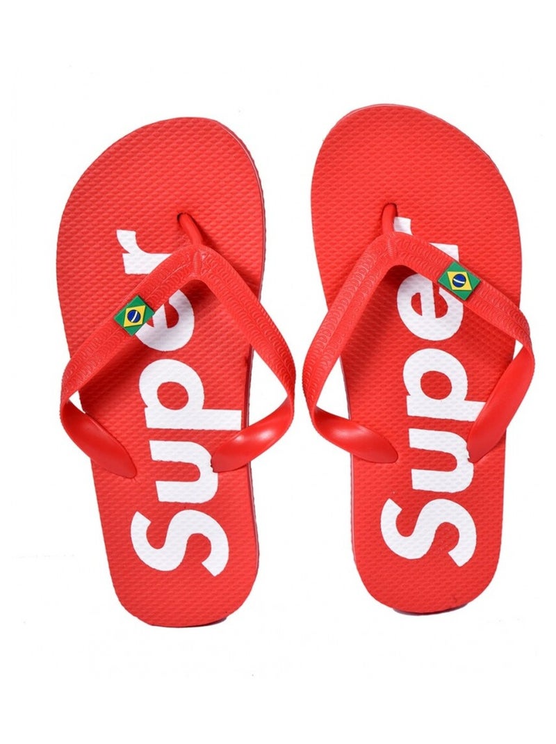 Tongs Enfant Fantaisie Rouge - Kiabi