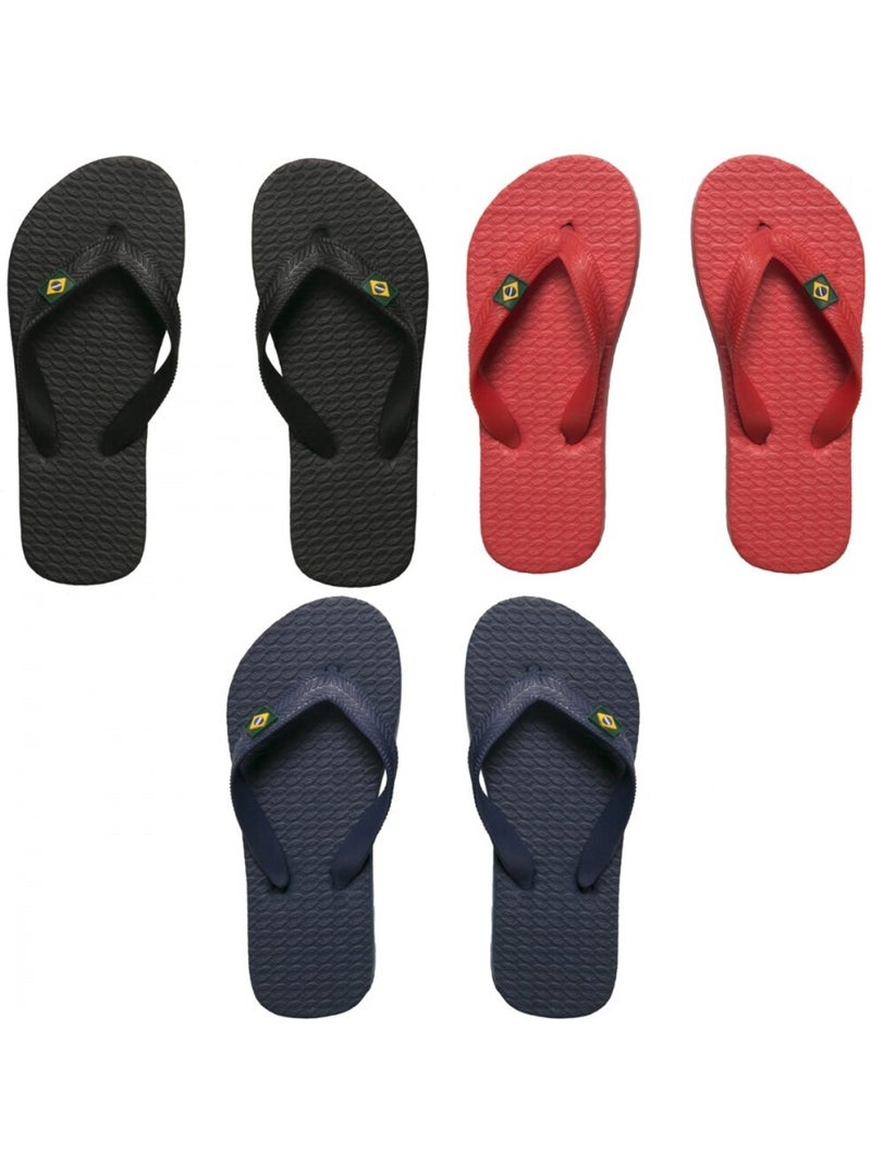 Tongs Enfant unies Lot de 3 Multicolore - Kiabi