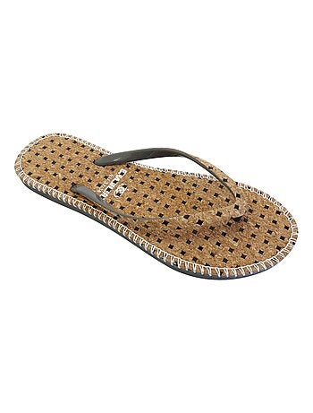 Tongs Espargatas pour femme avec semelle en gomme