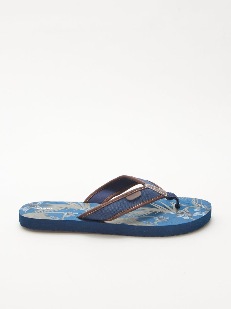 Tongs fantaisies Bleu - Kiabi