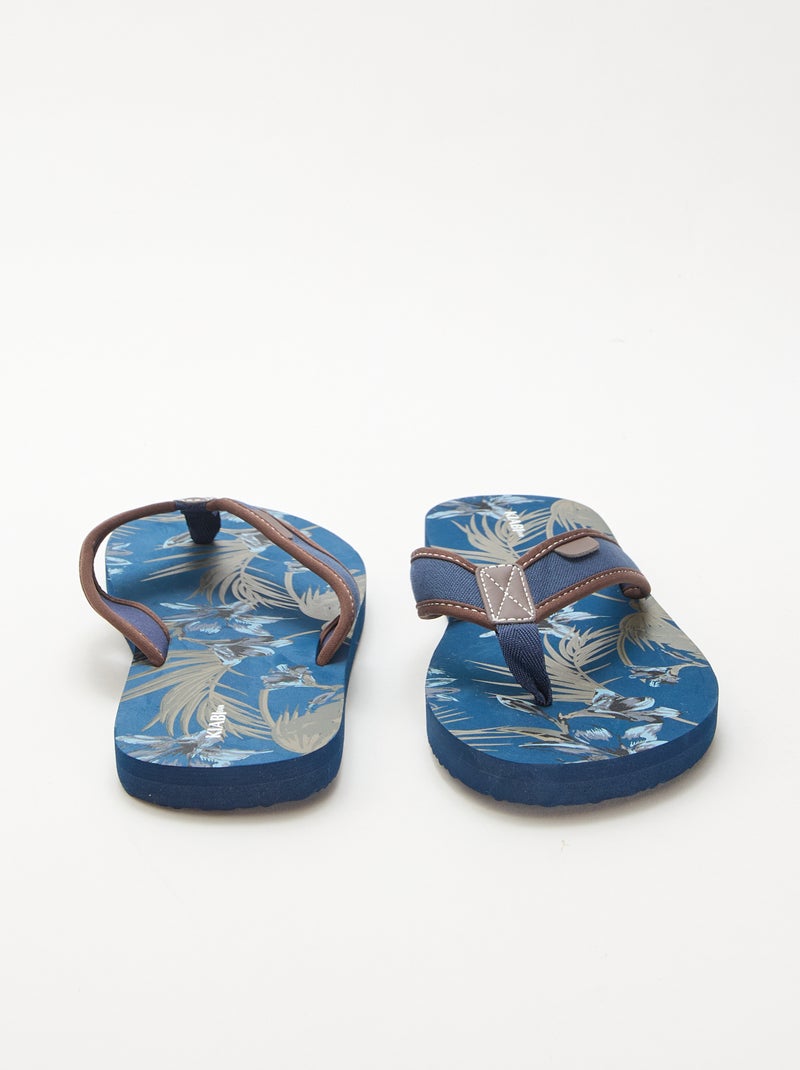 Tongs fantaisies Bleu - Kiabi