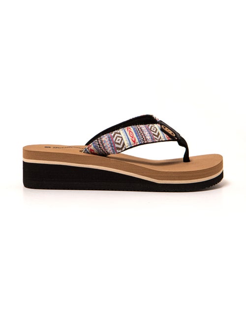 Tongs femme Brasileras semelle en gomme - Kiabi