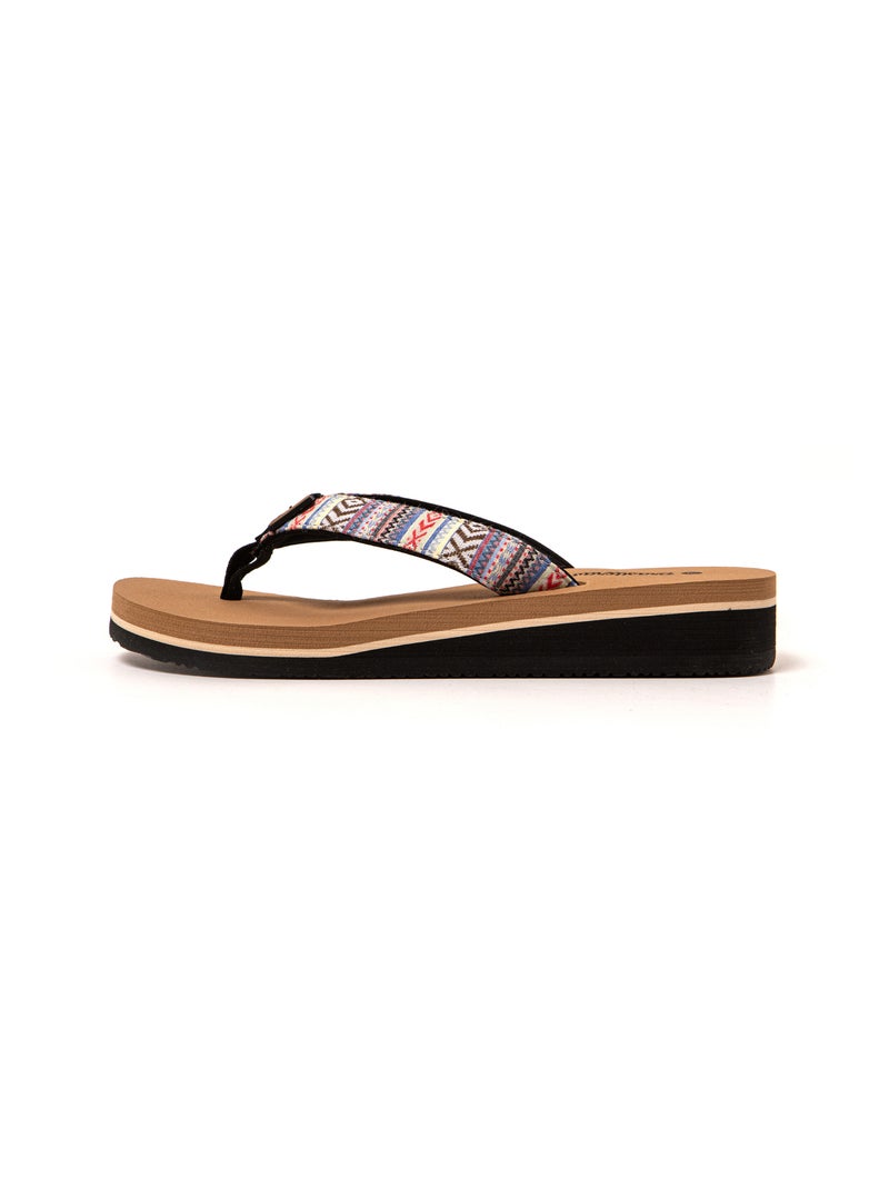 Tongs femme Brasileras semelle en gomme Beige - Kiabi