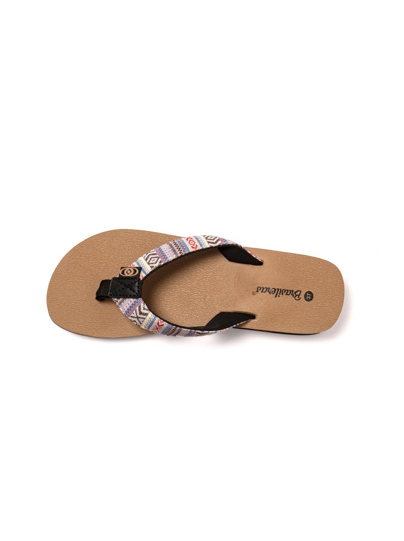 Tongs femme Brasileras semelle en gomme Beige - Kiabi