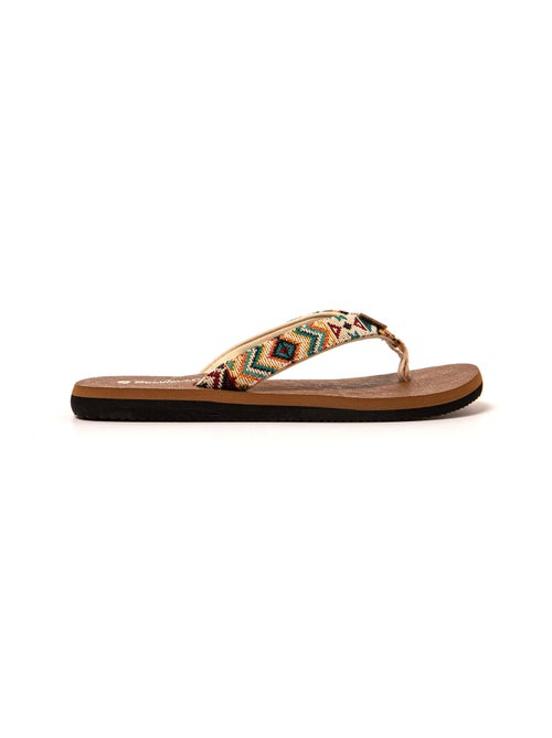 Tongs femme Brasileras semelle en gomme - Kiabi