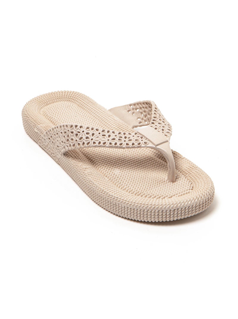 Tongs femme Brasileras semelle en gomme Beige - Kiabi