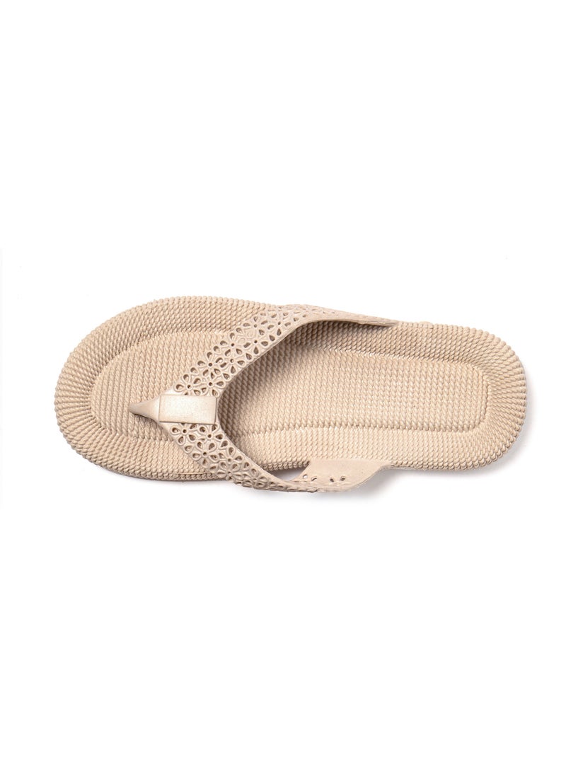 Tongs femme Brasileras semelle en gomme Beige - Kiabi