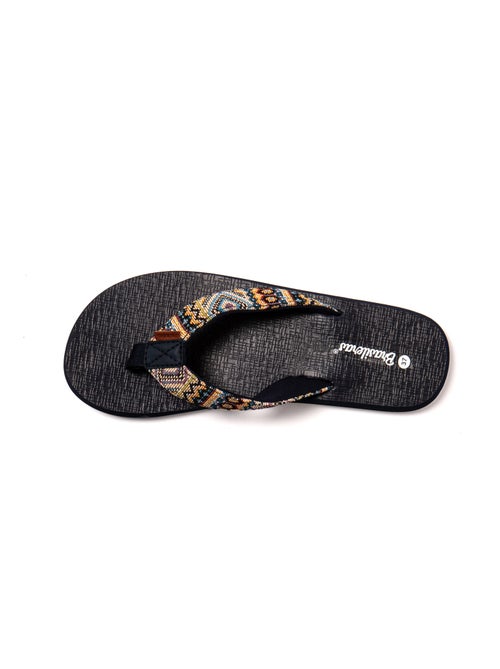 Tongs femme Brasileras semelle en gomme - Kiabi