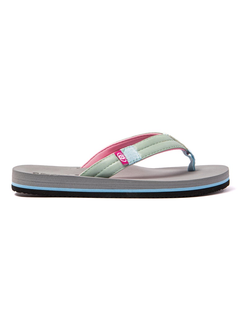 Tongs femme Brasileras semelle en gomme Bleu turquoise - Kiabi