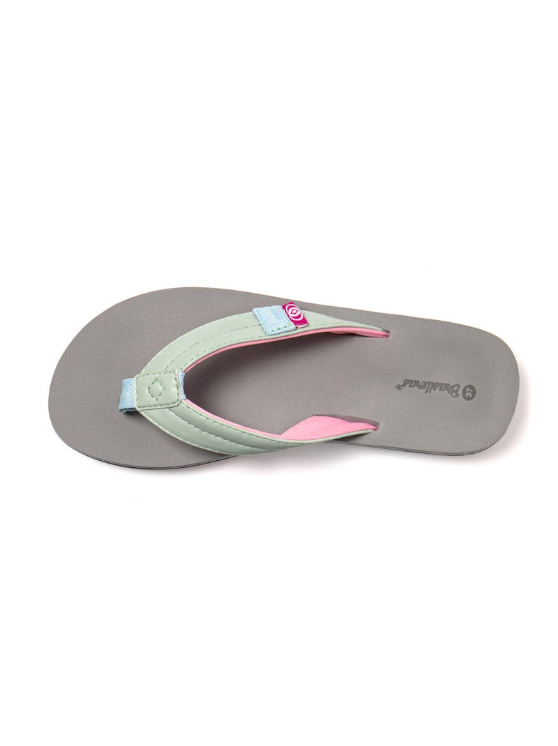 Tongs femme Brasileras semelle en gomme Bleu turquoise - Kiabi