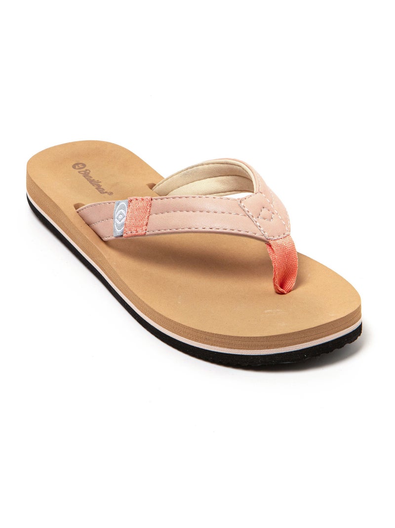Tongs femme Brasileras semelle en gomme Rose - Kiabi