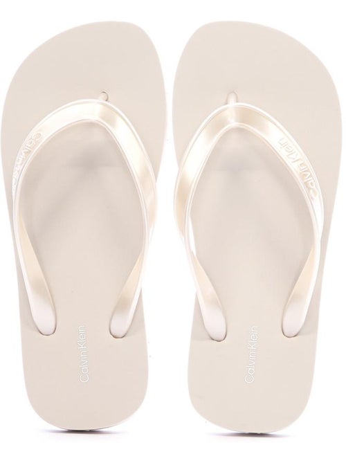 Tongs Femme Calvin Klein Jeans Flip Flop - Kiabi Tongs Femme Calvin Klein Jeans Flip Flop - Kiabi