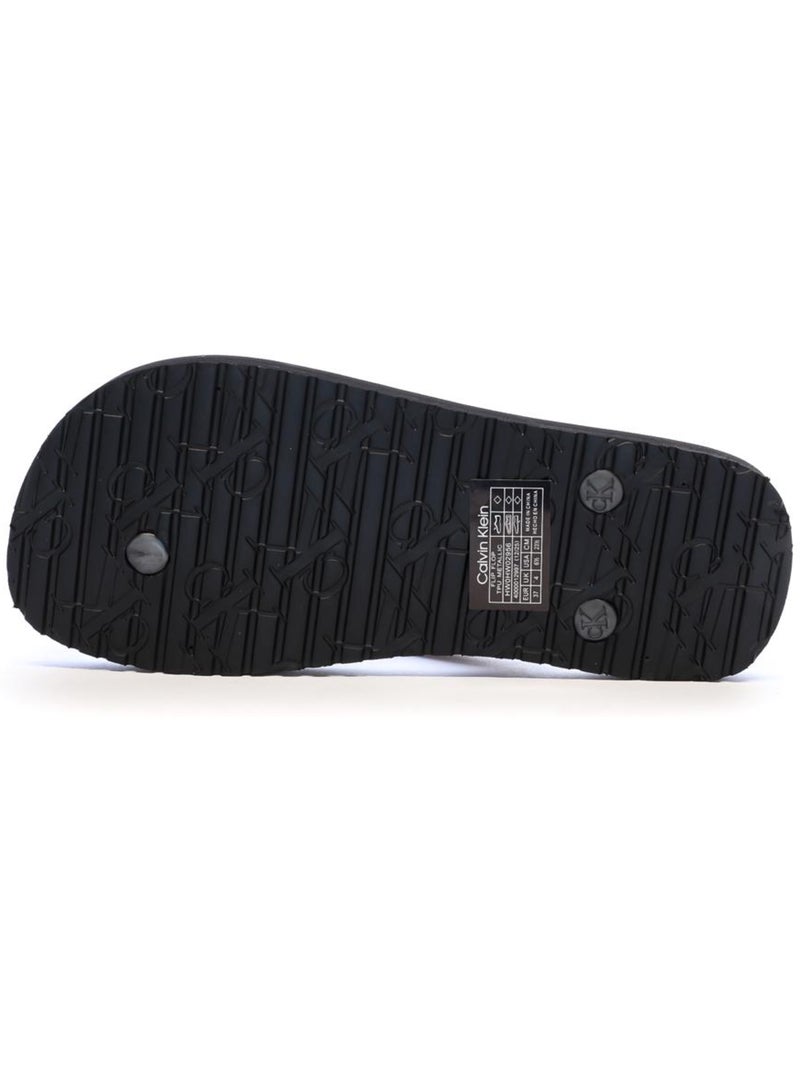 Tongs Femme Calvin Klein Jeans Noir - Kiabi
