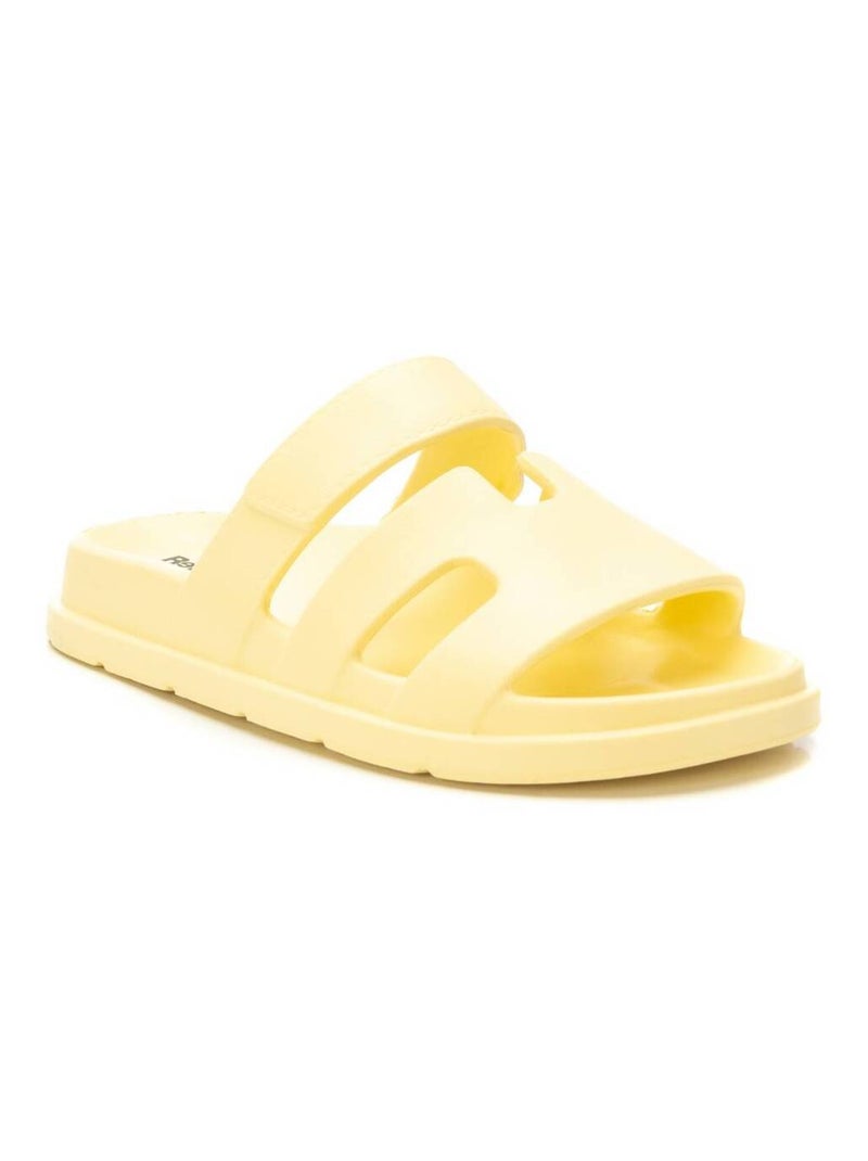Tongs femme Jaune - Kiabi