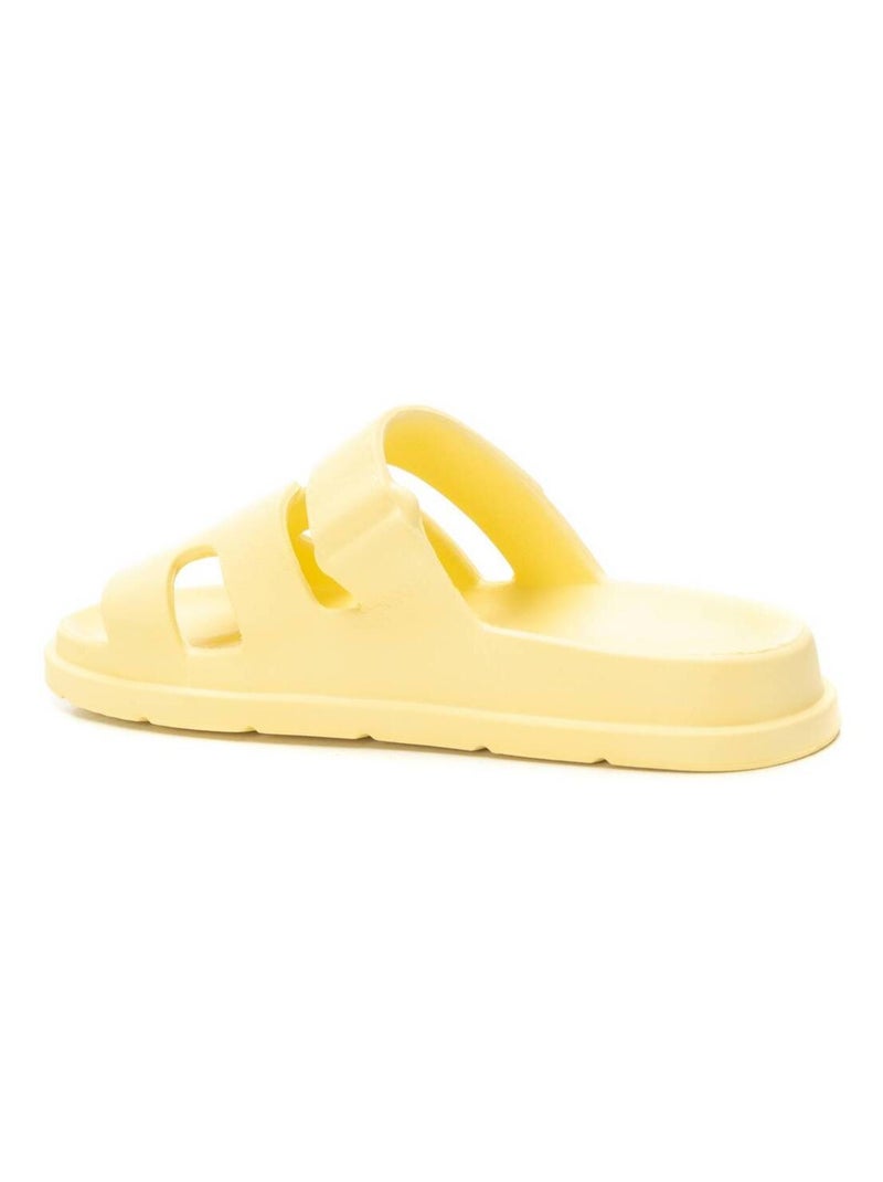 Tongs femme Jaune - Kiabi