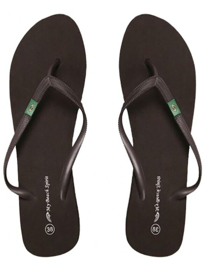 Tongs Femme Marron - Kiabi