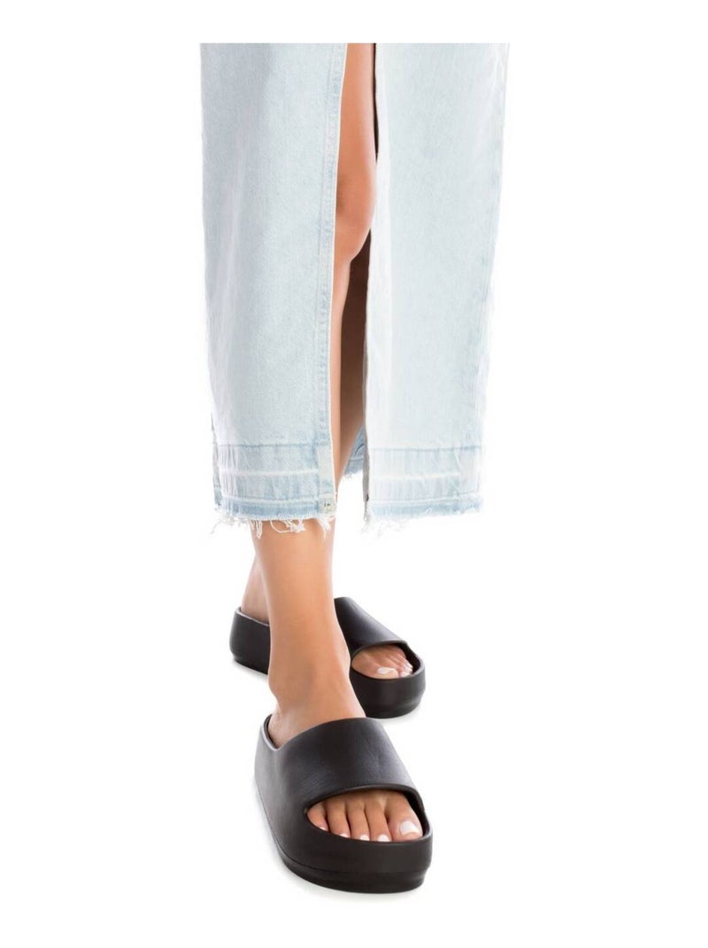 Tongs femme Noir - Kiabi