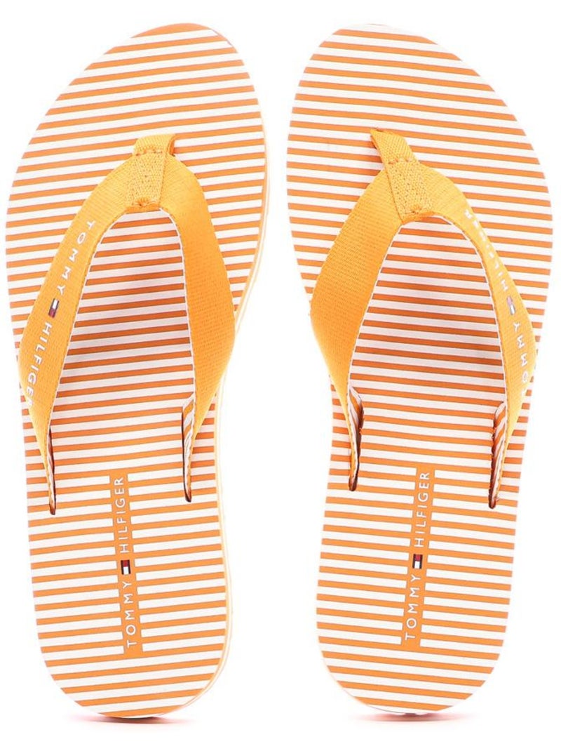 Tongs Femme Tommy Hilfiger Orange - Kiabi