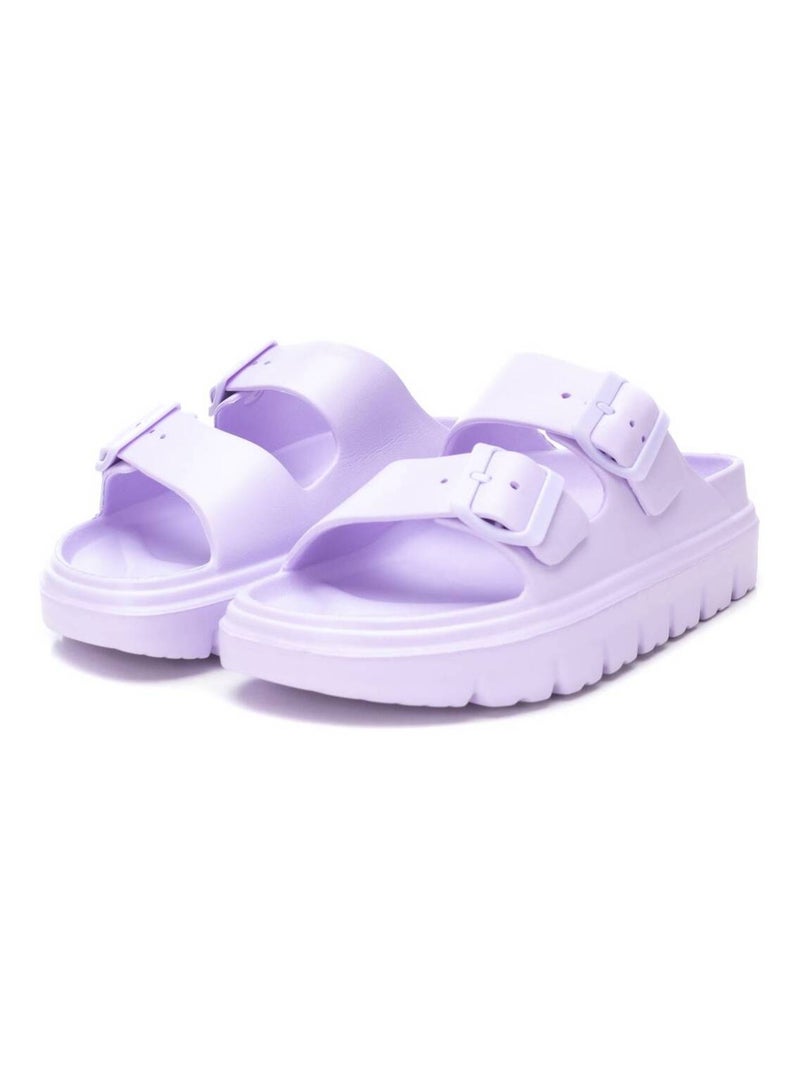 Tongs femme Violet - Kiabi