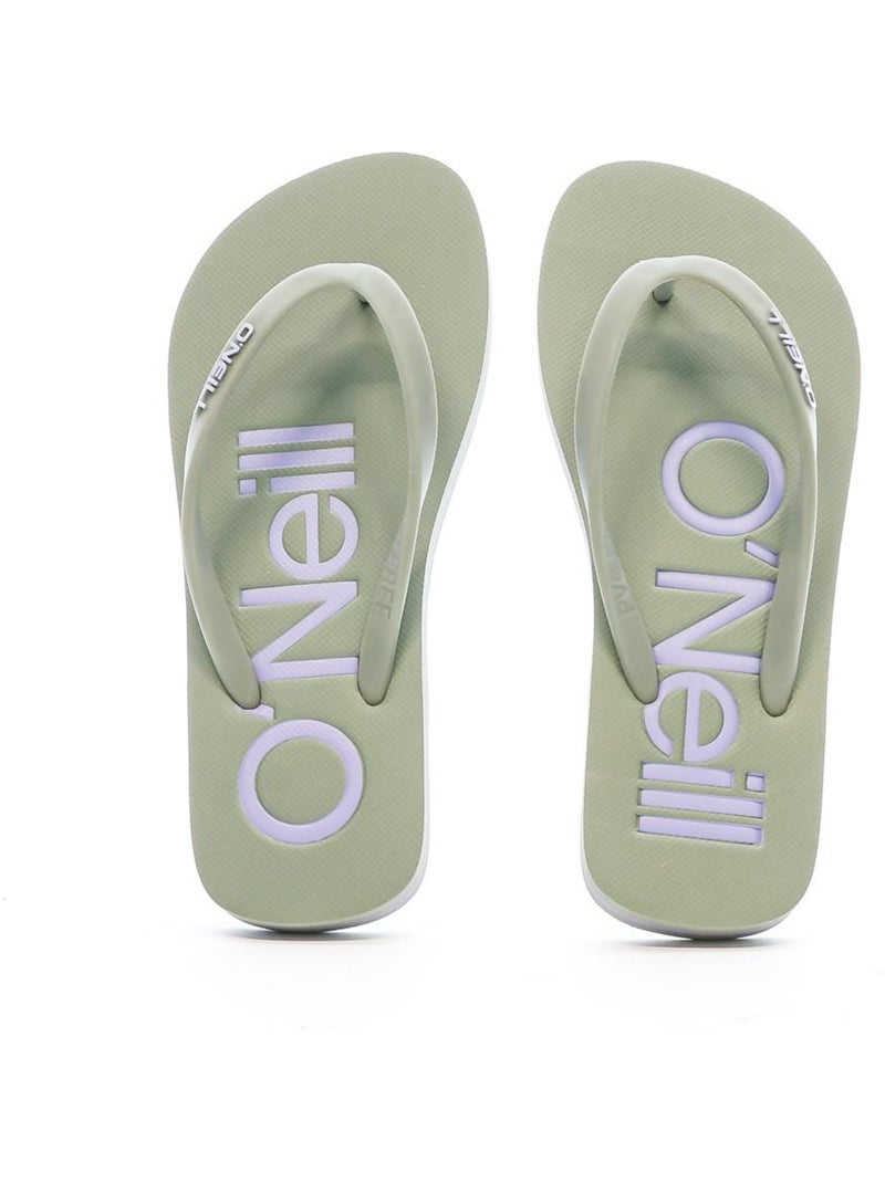 Tongs Fille Imprimé O'Neill Vert kaki clair - Kiabi