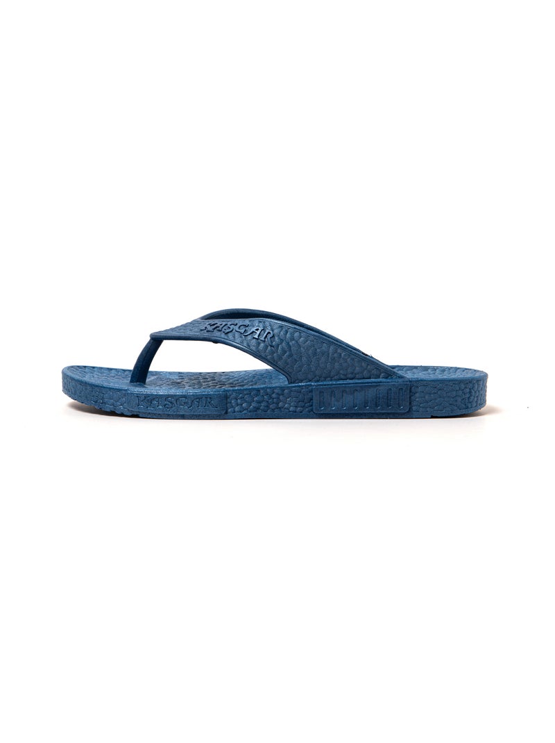 Tongs homme Brasileras semelle en gomme Bleu - Kiabi
