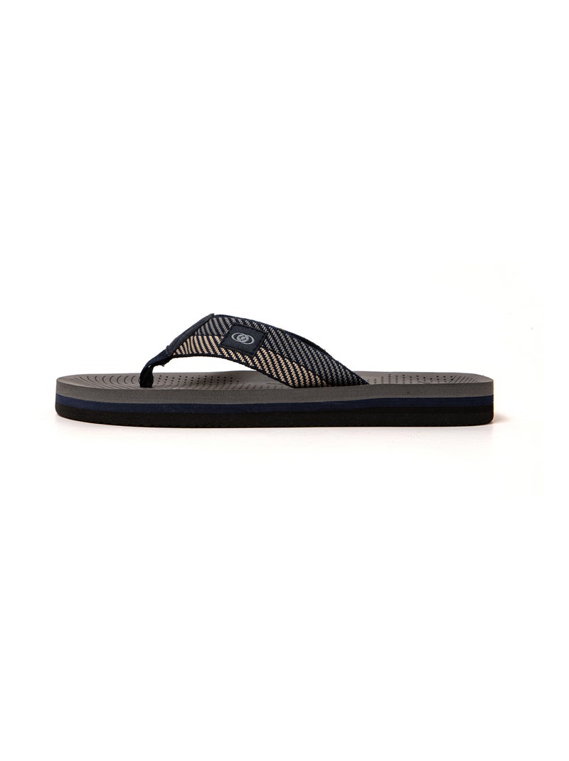 Tongs homme Brasileras semelle en gomme Bleu - Kiabi