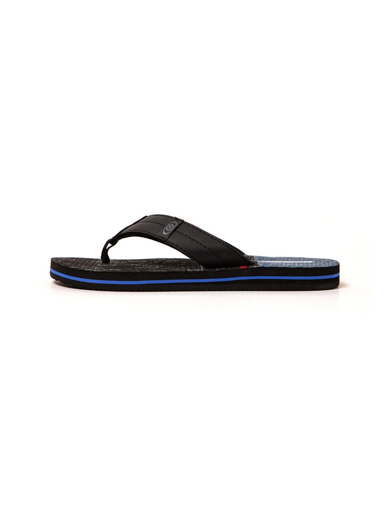 Tongs homme Brasileras semelle en gomme Noir - Kiabi
