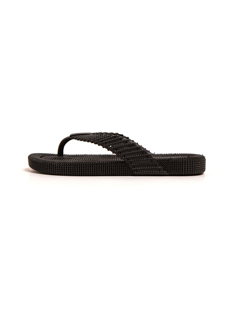 Tongs homme Brasileras semelle en gomme Noir - Kiabi