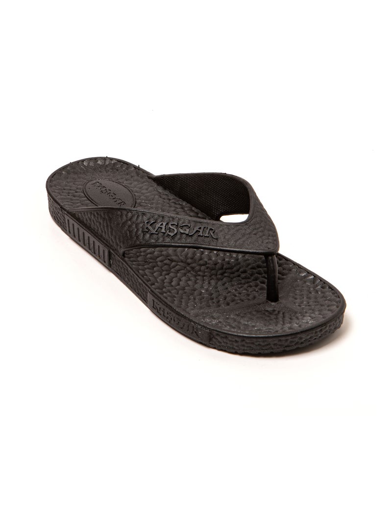 Tongs homme Brasileras semelle en gomme Noir - Kiabi