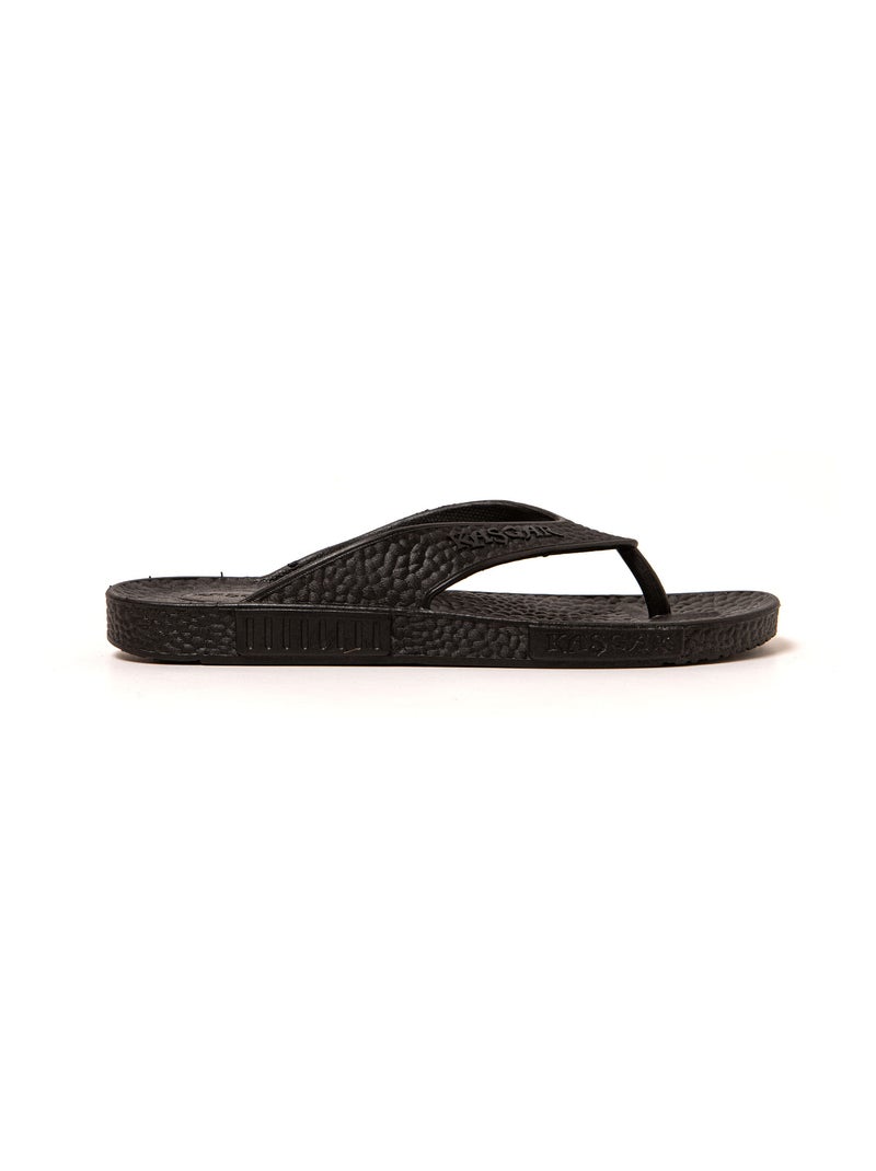 Tongs homme Brasileras semelle en gomme Noir - Kiabi