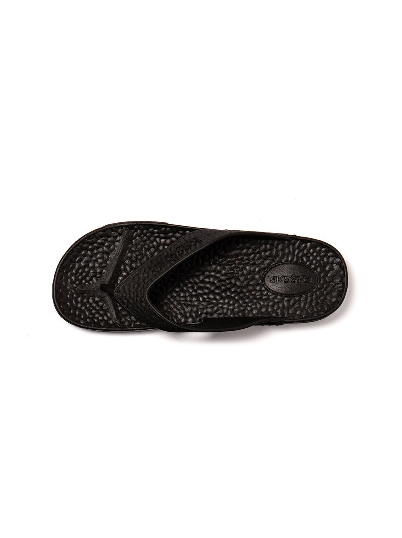 Tongs homme Brasileras semelle en gomme Noir - Kiabi